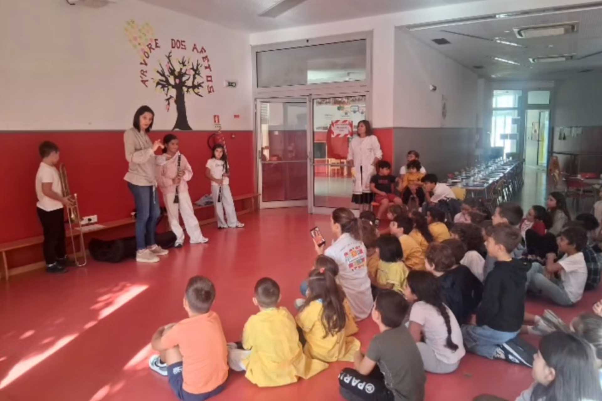 Dia Mundial da Música no Centro Escolar de Tarouquela