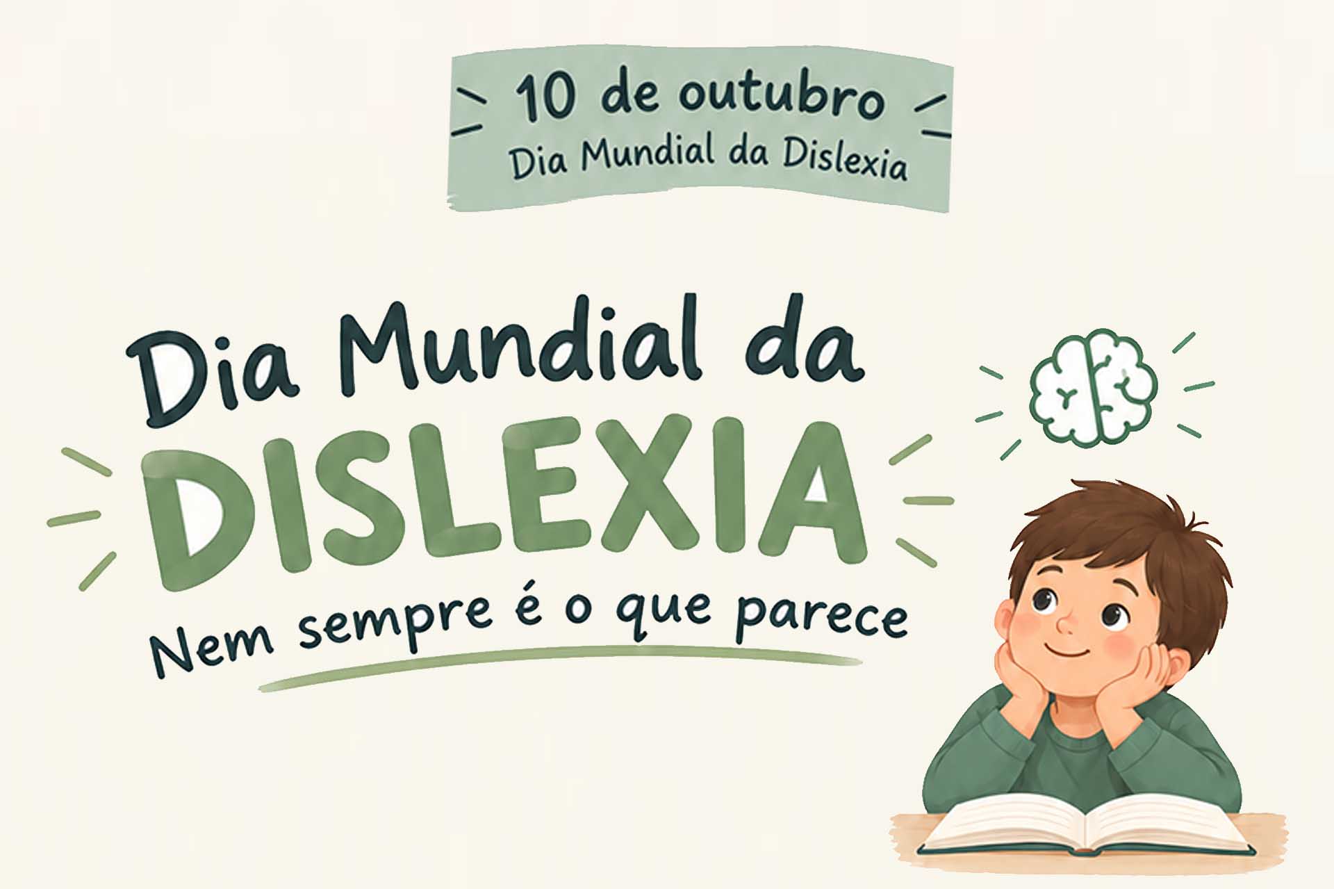 10 de outubro - Dia Mundial da Dislexia