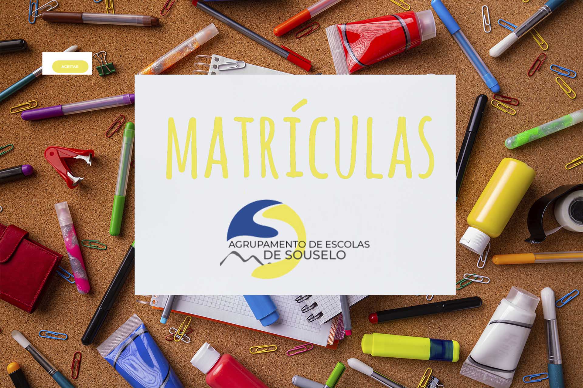 Calendário das matrículas e respetivas renovações