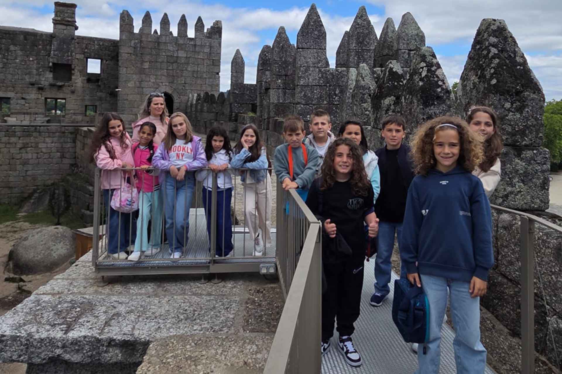 Visita de estudo ao Castelo de Guimarães e ao Paço dos Duques de Bragança