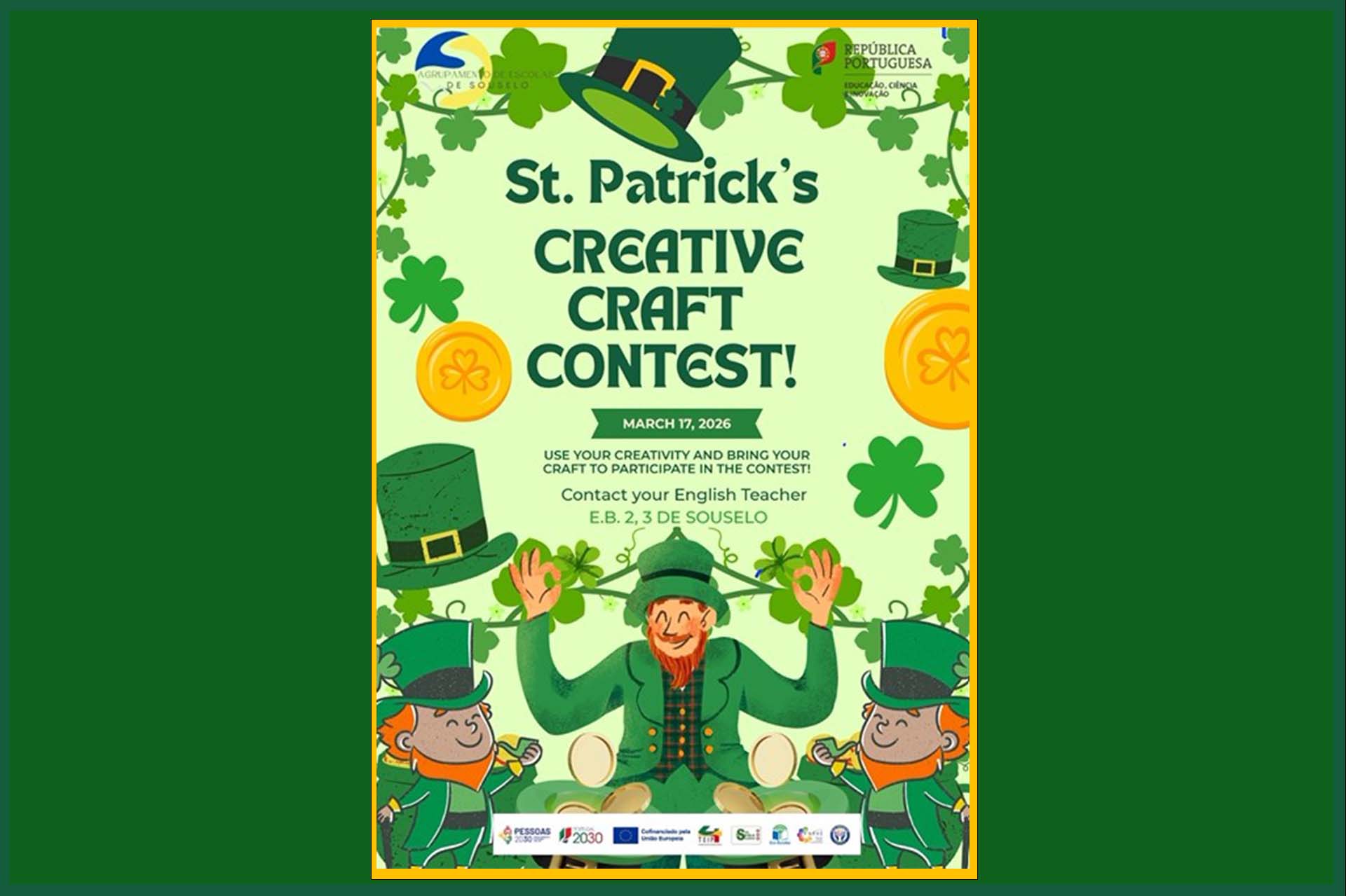 Explosão de Criatividade e Cor: O Balanço do St. Patrick’s Day!