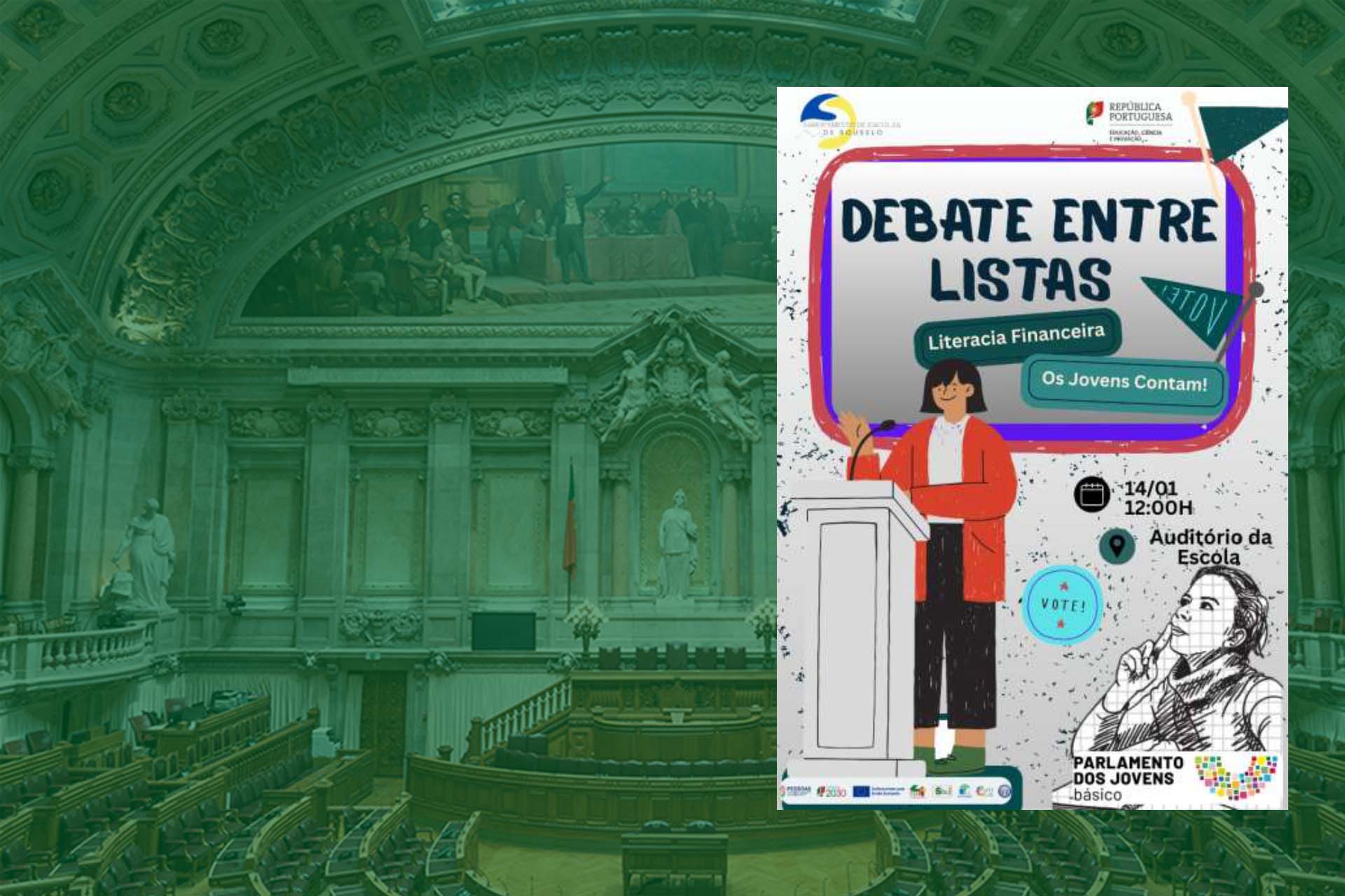 Debate entre Listas do Parlamento dos Jovens