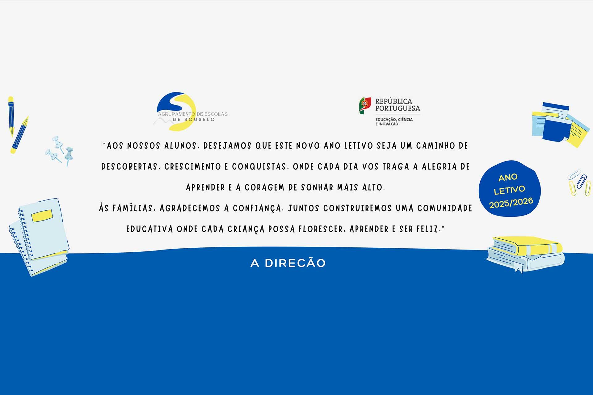 Boas-vindas ao ano letivo 2025.2026